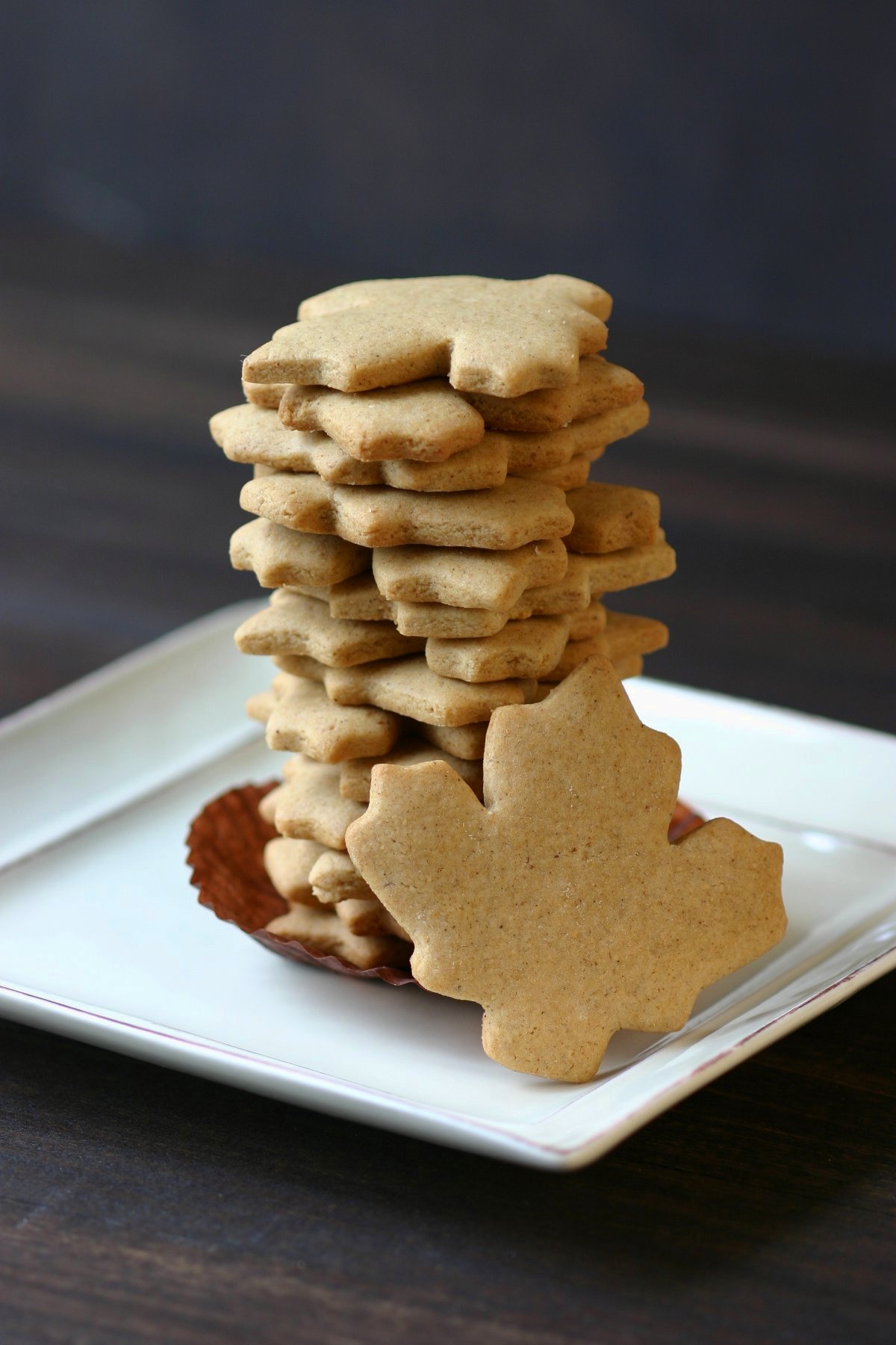 These vegan Maple Spice Cookies are just right: Lightly sweet, not greasy, and redolent with warm spices and maple undertones.