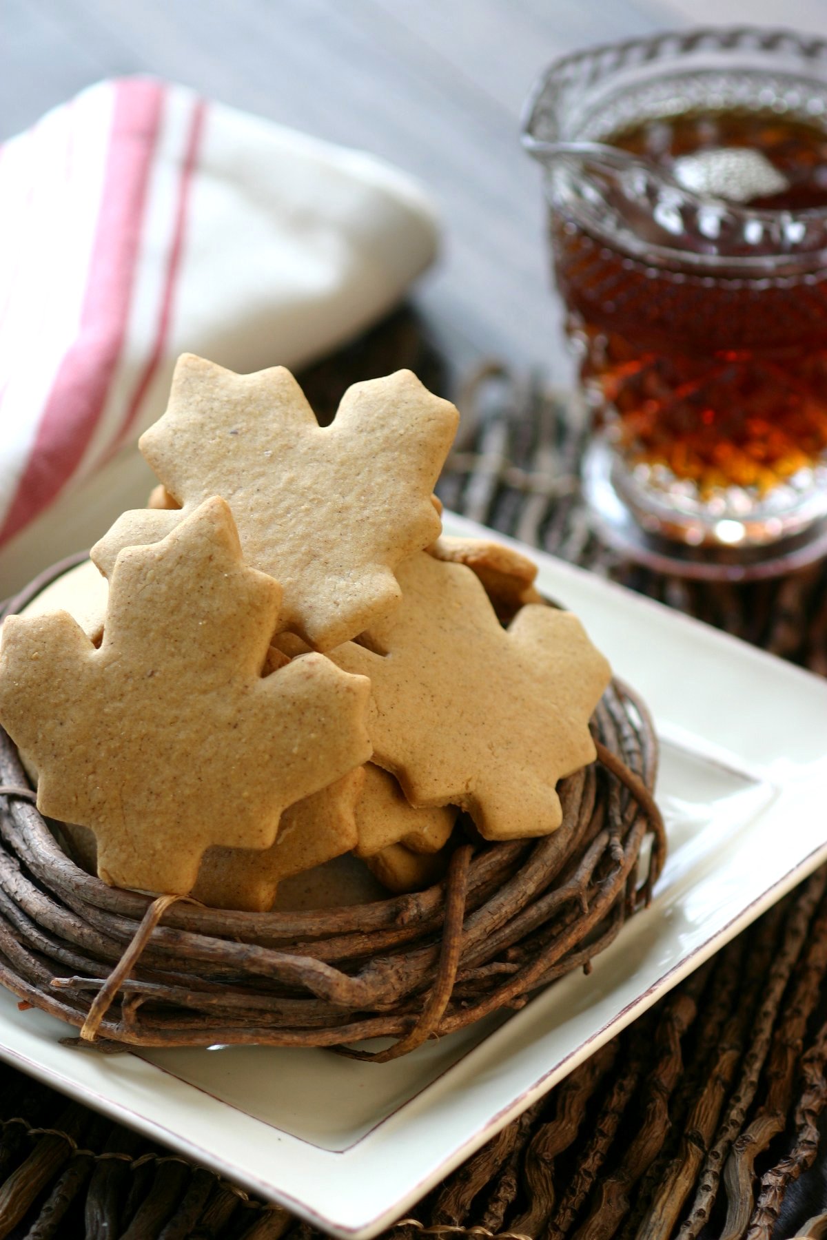 These vegan Maple Spice Cookies are just right: Lightly sweet, not greasy, and redolent with warm spices and maple undertones.