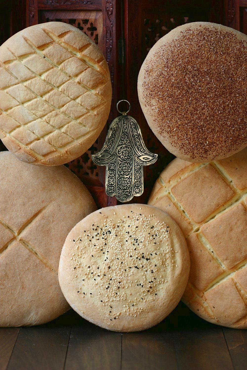 A simple recipe for traditional Moroccan Bread - Khobz Kesra. Hearty and versatile, this bread can be made with white or whole wheat flour.