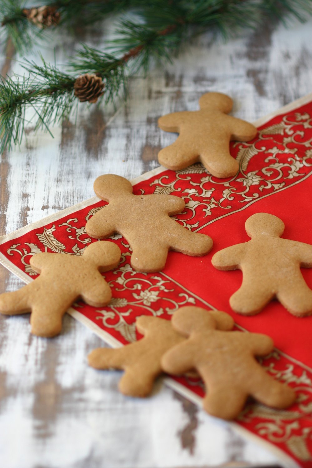 A Vegan Gingerbread Cookies recipe with spices, molasses, and both fresh and dried ginger for a double punch of flavor.