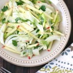 This light, crunchy, and refreshing recipe for Fennel Apple Salad with Endive combines fragrant fresh fennel with sweet-tart apples.