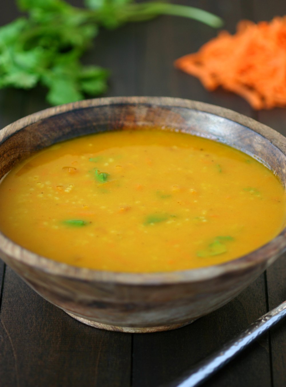 Pleasantly spiced and gently sweet, this Moroccan Spiced Carrot Soup is not just warm and filling, it's also easy to prepare.