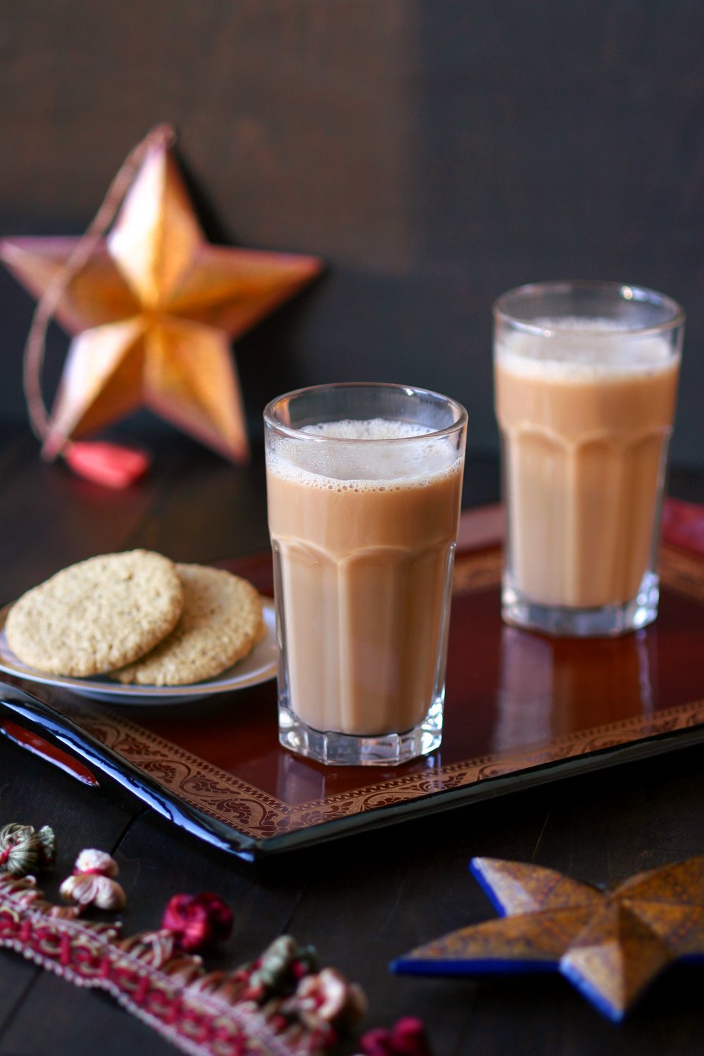 This recipe for Vegan Masala Chai features bold black tea and seven aromatic spices for a robust chai experience.