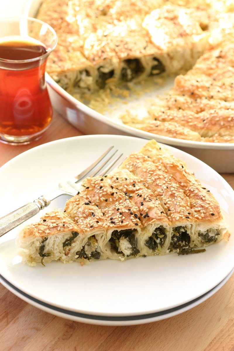 An egg- and dairy-free version of a Turkish cuisine favorite, this Vegan Spinach and Cheese Börek recipe is just as delicious as the original.