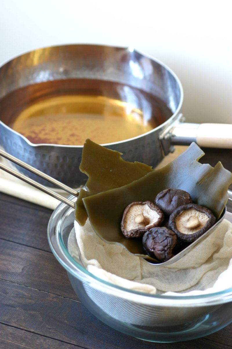 With this recipe for basic Vegan Dashi Stock, you can achieve that characteristic flavor and aroma in all of your Japanese recipes without using any fish.