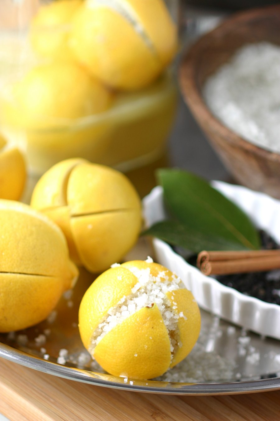 Give your favorite Moroccan and North African dishes that zesty, authentic taste with this really easy recipe for Homemade Preserved Lemons!