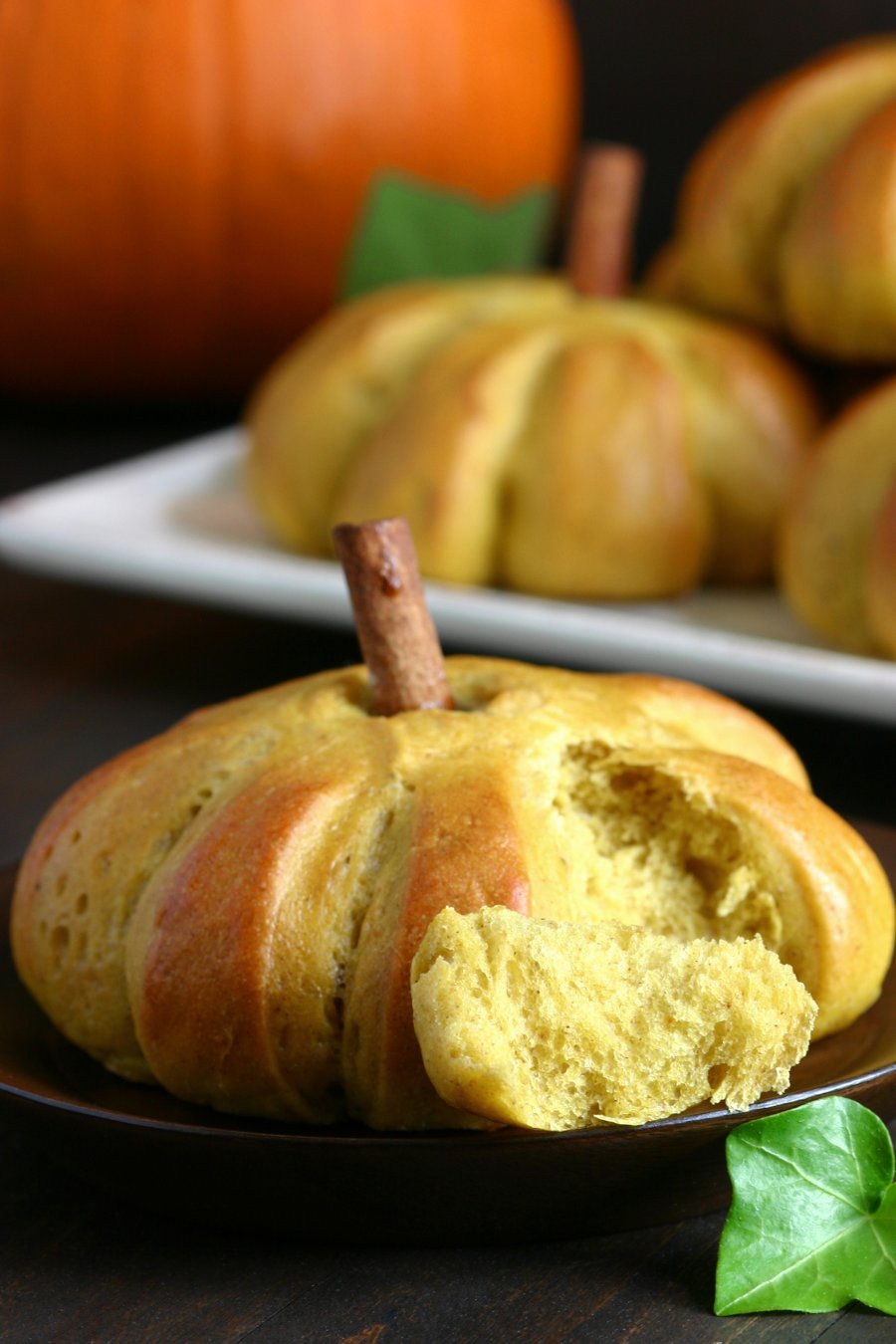 These delightful vegan Sweet Pumpkin Buns feature the comforting flavor of pumpkin along with warm spices and a hint of sweetness. 