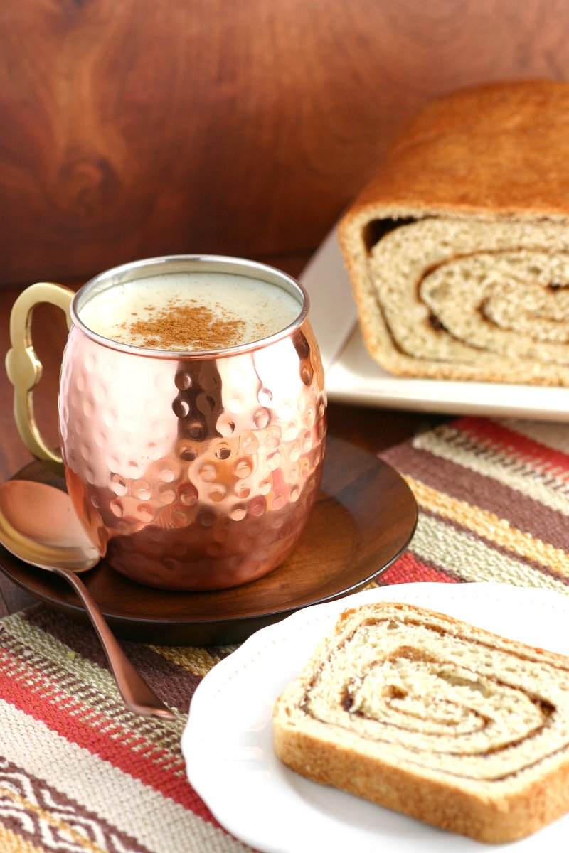 This Mexican Sweet Rice Drink (Atole de Arroz) is a creamy cinnamon and vanilla-infused hot beverage with a porridge-like consistency that's perfect cold weather days.