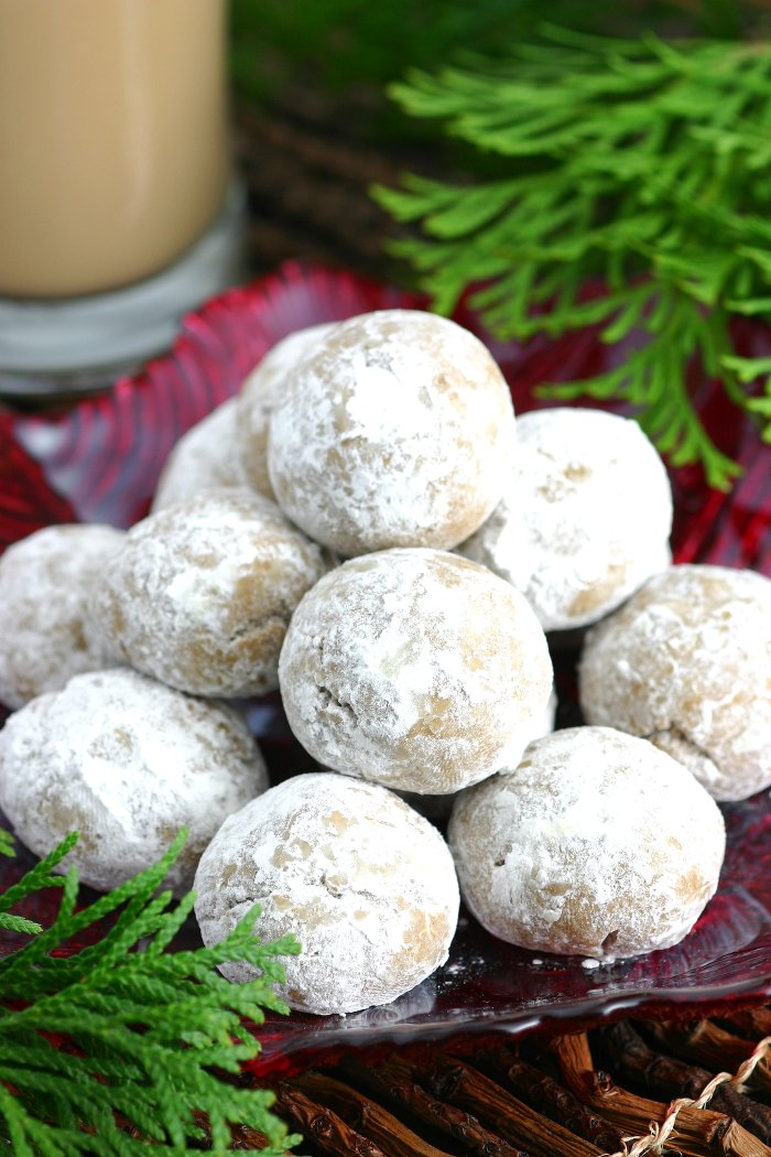 These vegan Pfeffernüsse Cookies are a soft, dense, and spicy German treat. Perfect with a big mug of coffee!