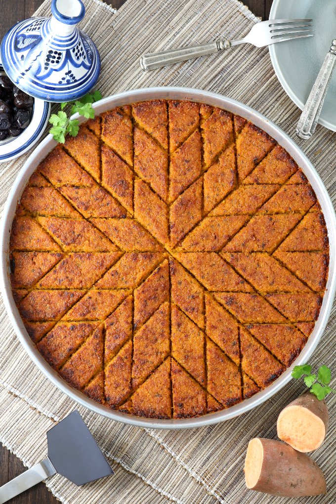 Kibbeh is a savory Middle Eastern mainstay. This vegan Sweet Potato Kibbeh follows a classic method and features onions, cumin, paprika, and cilantro. Gluten-free option, too.