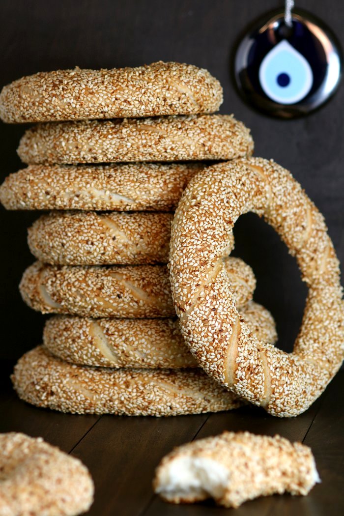Simit is a delicious sesame bread sold in bakeries all over Turkey. It's not difficult to make them with this recipe for Homemade Simit! (Vegan)