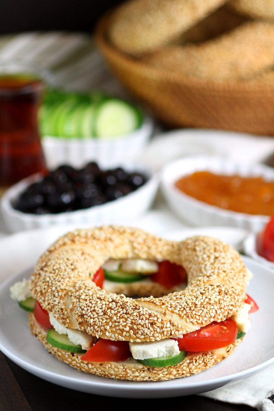 Simit is a delicious sesame bread sold in bakeries all over Turkey. It's not difficult to make them with this recipe for Homemade Simit! (Vegan)