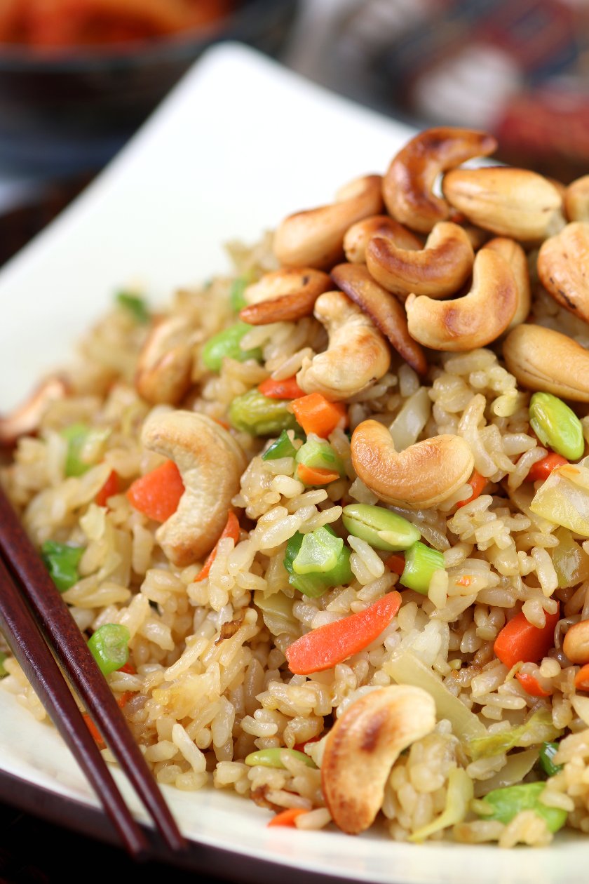 An under 20-minute recipe for Quick Vegetable Fried Rice that uses basic pantry ingredients and veggies you probably have hiding in your fridge!