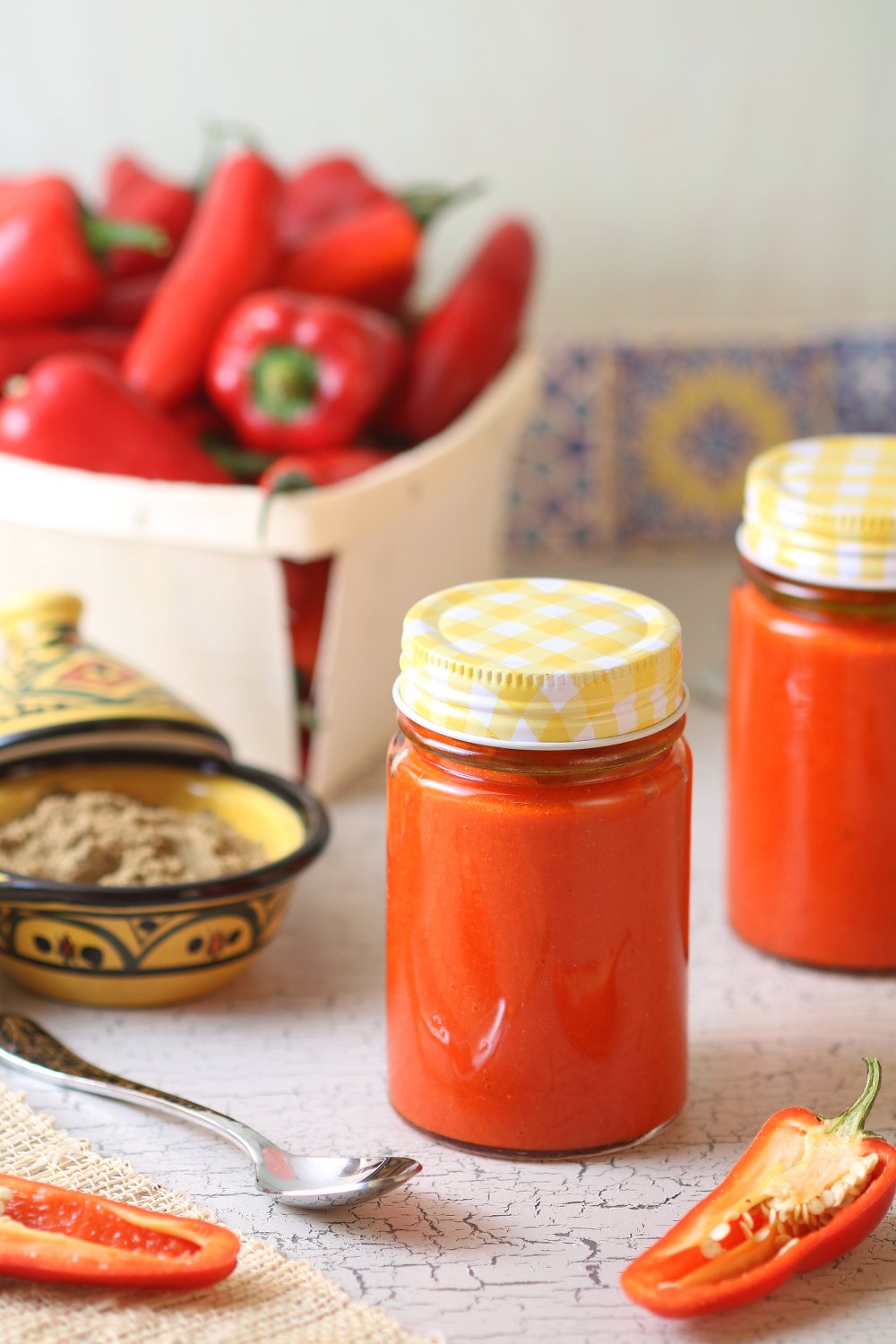 A simple recipe for tasty Homemade Tunisian Harissa paste that you can make as spicy or as mild as you want.