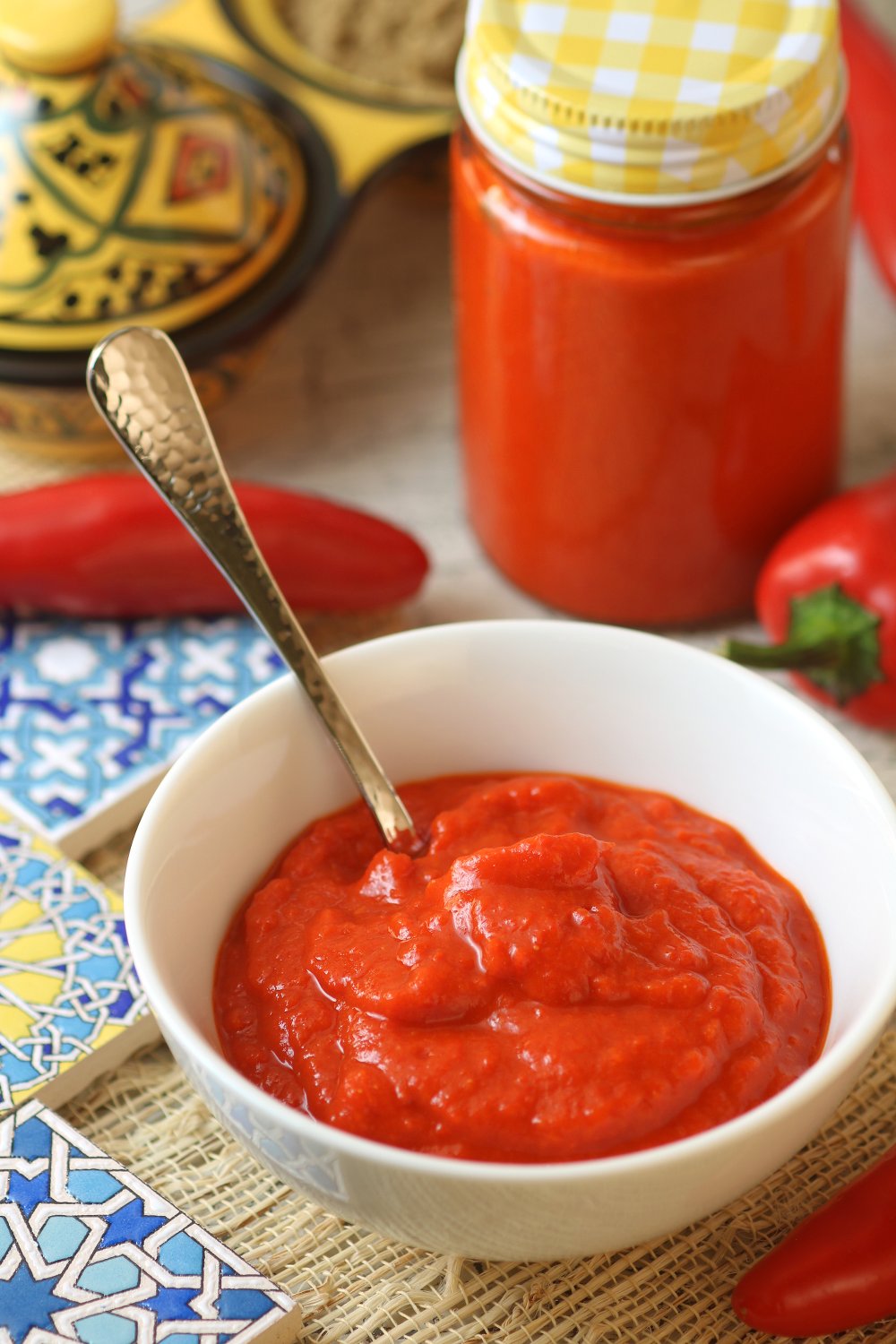 Harissa Recipe (North African peppers and spice paste)