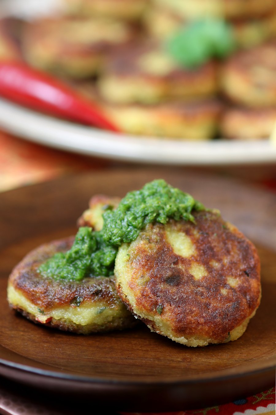 Spiced Potato Patties (Aloo Tikki) are a crisp and tender Indian street food snack that you can recreate in your kitchen.