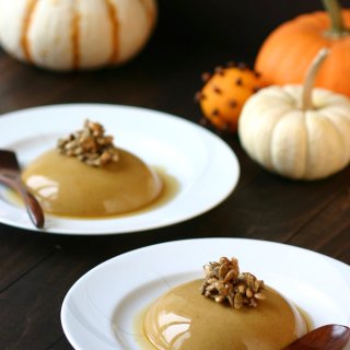 Silky and delicate, this recipe for Vegan Pumpkin Panna Cotta with Pumpkin Seed Brittle is a true showstopper