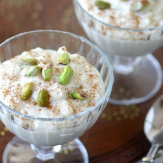 Vegan Middle Eastern Rice Pudding