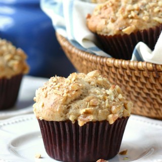 Banana Muffins with Walnut and Anise Seed