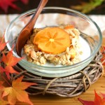 This gluten-free and vegan Persimmon Baked Oatmeal presents all the yumminess of oatmeal in a conveniently sliceable and reheatable format.