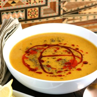 Smooth, spicy, and nutritious, Turkish Red Lentil Soup is simple to make and is best served with a squeeze of lemon and drizzle of paprika-infused oil.