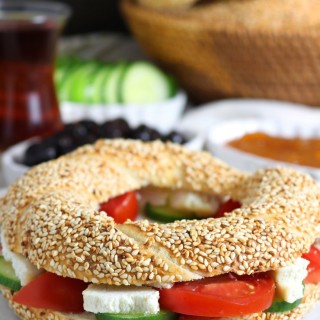 Simit is a delicious sesame bread sold in bakeries all over Turkey. It's not difficult to make them with this recipe for Homemade Simit! (Vegan)