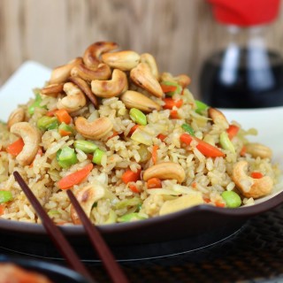 An under 20-minute recipe for Quick Vegetable Fried Rice that uses basic pantry ingredients and veggies you probably have hiding in your fridge!