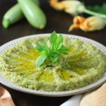 Quick and easy recipe for Zucchini and Mint Spread that needs only five ingredients. Great, delicious way to use up those summer zucchinis and squashes!