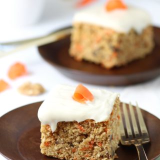 Vegan Carrot Cake with Cream Cheese Frosting